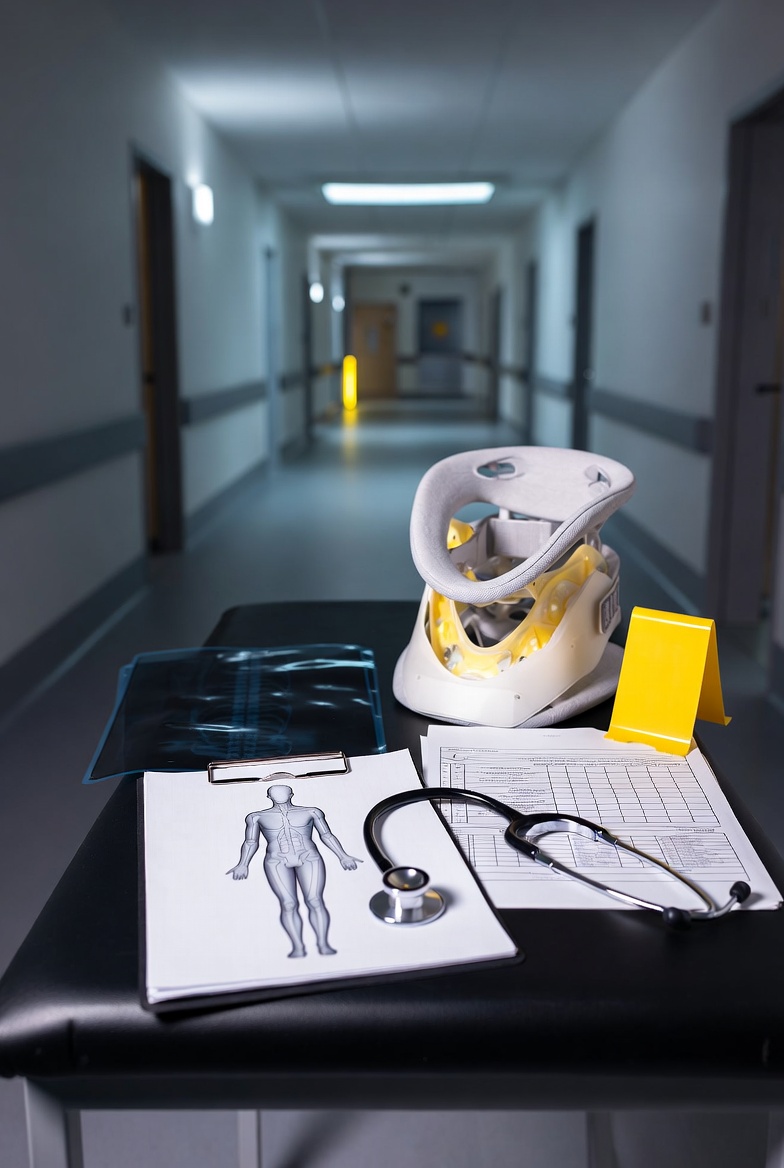 Ambiente técnico representando perícias médicas e da saúde.